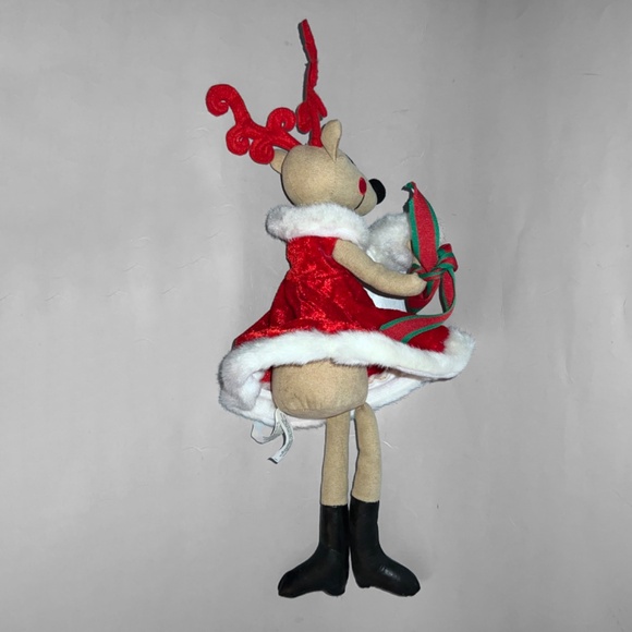 Holiday "Shelf-Sitting" Reindeer Plush - Picture 7 of 11